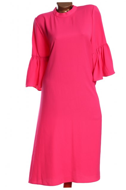 Dámské růžové elegantní šaty / Marks&Spencer / XXXL (48) / ANGLIE