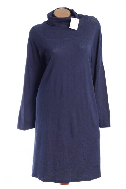 Dámské tmavě modro-černé šaty s rolákem / Capsule / XXXXL (52/54) / ANGLIE