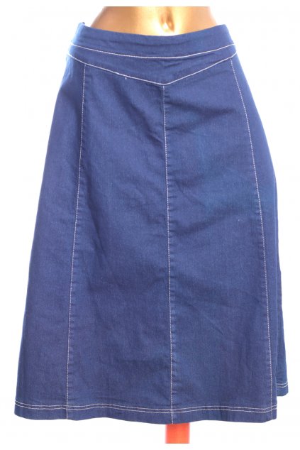 Dámská tmavě modrá džínová sukně / JULIPA / XXXXL+ (56) / ANGLIE - UK28