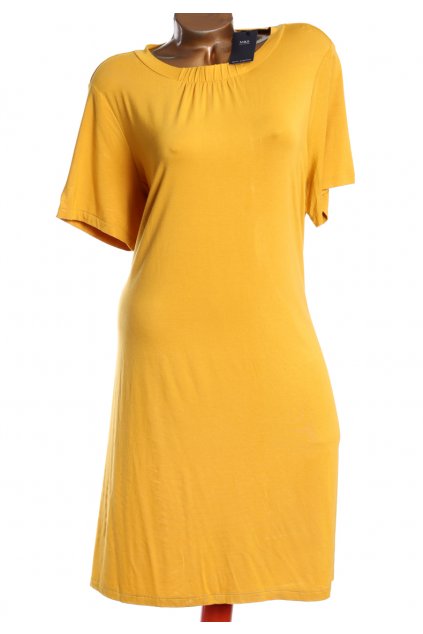 Dámské hořčicové šaty / M&S / XXXL (50) / UK 22 / ANGLIE