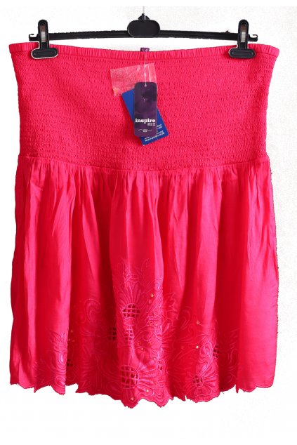Dámská růžová halenka s krajkou na prsa / INSPIRE / XXXXL (54) / UK 26 / ANGLIE