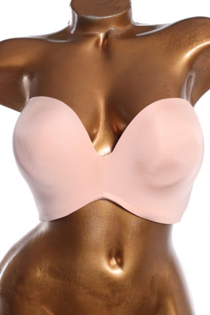 Dámská tělová podprsenka bez ramínek / WONDERBRA / 80F / UK 36E / ANGLIE