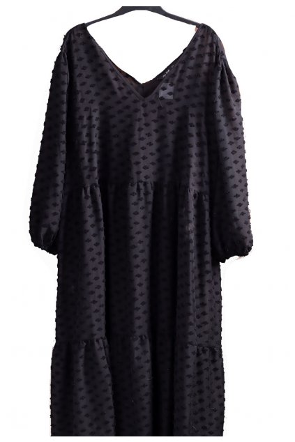 Dámské průhledné černé šaty / F&F / XXXL (50) / UK 22 / ANGLIE
