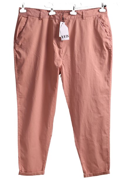 Dámské starorůžové kalhoty / YOURS / XXXXL (54) / UK 26 / ANGLIE