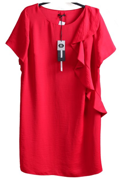 Dámské červené šaty / AUTOGRPAH / XXXXL (52) / UK 24 / ANGLIE