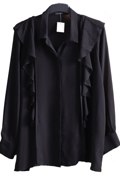 Dámská černá průhledná halenka / AUTOGRAPH / XXXL (50) / UK 22/ ANGLIE