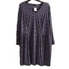 Dámské černo-růžovo-modré  elastické vzorované šaty / JEFFREY&PAULA / XXXL (50/52/54)) / UK 22 / ANGLIE