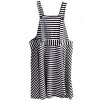 Dámské černo-bílé pruhované šaty  - lacláče/ XL (42) / UK 14 / ANGLIE