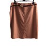 Dámská hnědá sukně s páskem  / DEBENHAMS / XXXL (50) / ANGLIE - na štítku UK 22