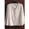 Dámská bílá proužkovaná košile / Marks & Spencer / XXXXL (52) / UK 24 / ANGLIE