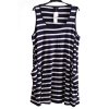 Modro-bílé, pruhované šaty s kapsami / YOURS / XXXL (54/56)/ UK 26/28 / ANGLIE
