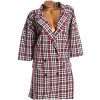 Dámský kostkovaný podzimní elastický kabátek/ podzimní šaty/ LOLA MAY / XXXL (50) / UK 22 / ANGLIE