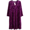 Dámské fialové podzimní / zimní šaty / sametové šaty EMERY ROSE / XXXL (46/ 48) / UK 18 / ANGLIE