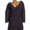 Dámské černé šaty vyšívané madeirou / ACCESSORIZE / XXXL (50/52) / na štítku vel. 52-54 / UK 24-26 / ANGLIE