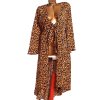Dámský černo-žluto-hnědý leopardí lehký přehoz / SIMPLY BE / XXXXL  (54) / na štítku vel. 50 / UK 22 / ANGLIE