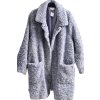 Dámský modrý luxusní kožíšek s podšívkou / NEXT / XXXXL+ (50/52/54+) / na štítku vel. 48/50 / UK 20/22 /ANGLIE