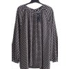 Dámská značková černo-bílá puntíková halenka / Marks & Spencer / XXXXL (52) / UK 24 / ANGLIE