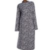 Dámské černo-bílé leopardí podzimní šaty / GEORGE / XXXL (50) / UK 22 / ANGLIE