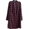 Dámské černé květované dlouhé teplejší podzimní šaty / SIMPLY BE / XXXXL (52) / na štítku vel. UK 24 / ANGLIE