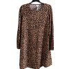 Dámské GLAMOUR leopardí šaty / SIMPLY BE / XXL (44/46) / UK 16 / ANGLIE