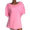 Dámské růžové tričko / BONMARCHÉ /  XXXXL (52) / UK 24 / ANGLIE