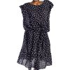 Dámské černé šaty s puntíky   / GEORGE  / XXXL (54/56) / UK 24/26/ ANGLIE