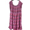 Dámské barevné, květované šaty s elastickým prošíváním na prsou/elastické žabičkování- a rukávech / Yours / XXXXL (54/56) / UK 26/28 / ANGLIE