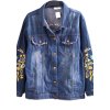 Dámská džínová bunda s výšivkou /  - XXXXXL (54) /  UK 26 ANGLIE