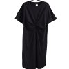 Dámské značkové, černé, elastické šaty s krátkým rukávem  / River Island / XXXXL+ (na štítku UK 26) / odpovídá 54/56/58 / ANGLIE