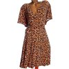 Dámské dlouhé elastické šaty s leopardím motivem / SIMPLY BE/ XXXXXL (58 / UK 30 / ANGLIE