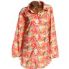 Dámská barevná květovaná košile - materiál polyester/ JORESS CURVE / (52/54) / UK 24-26 / ANGLIE