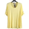 Dámské svítivě žluté tričko / NOUVELLE / (56/58) / UK 30 / ANGLIE