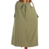Dámská olivová sukně na gumu  / TU / XXXL (52)/ UK 24 / ANGLIE