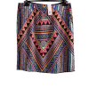 Dámská barevná vzorovaná krátká sukně s kapsami / ROCKMANS / (46) / UK 18 / ANGLIE
