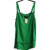 Dámská zelená halenka na ramínka / CAPSULE / (52) / UK 24 / ANGLIE