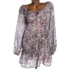 Dámká černo-bílo-šedá vzorovaná halenka / George / XXXXL (52) / UK 24/ ANGLIE