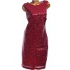 Dámské červené flitrované šaty / New look / XXXL (48/50) / UK 22 / ANGLIE