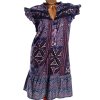 Dámské modro-bílo-fialové vzorované šaty  / NEXT- XXXXL (52) / UK 24 / ANGLIE