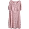 Dámské luxusní kvalitní růžové šaty s flitry  / XXXXL (52) / UK 24 / ANGLIE