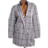 Dámské šedé sako, kostkované  / Et vous / XXXL (50/52+) / UK 22 / ANGLIE