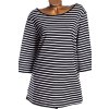 Dámská černo-bílá pruhovaná delší  halenka/šaty a / George / XXXL (52/54) / UK 24 / ANGLIE