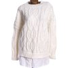 Dámský bílý svetřík s košilí / PRIMARK / XXXXL (50/52) / UK 22/24 / ANGLIE