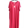 Dámské růžové šaty / JULIPA / XXXXL+ (56/58) / UK 28/30  ANGLIE