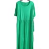 Dámské elastick  zelené šaty / LIMITED / XXXL (50/52/54)  / UK 22/24 / ANGLIE