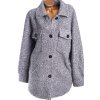 Dámský šedý podzimní košilový kabát / F & F / XXXL (50) / UK 22 / ANGLIE