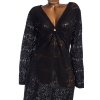 Dámské černé plážové krajkové šaty / F&F - XXL (50) / UK 22 / ANGLIE
