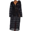Dámské černé plážové krajkové šaty / F&F - XXL (50) / UK 22 / ANGLIE
