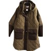 Dámská khaki prošívaná  bunda  s kapucí  / NEXT - XXL (50) / UK 22  / ANGLIE