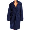 Dámský kvalitní podzímní modrý kabát / MS / XXXXL (52) / UK 24 / ANGLIE