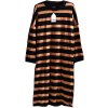 Dámské černo-hnědé pruhované šaty / YOURS / XXXL (50-52) / UK 22-24 / ANGLIE